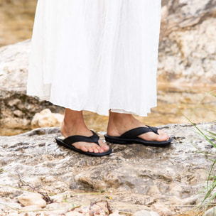 Sandalias N5931 WAX NAPPA BLACK / MAKISU color Black