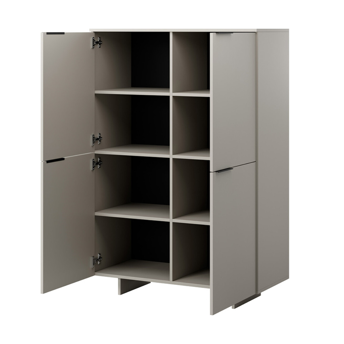 Canterbury - buffet haut - beige - 4 portes -145 cm - Beige