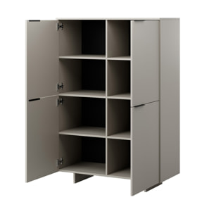 Canterbury - buffet haut - beige - 4 portes -145 cm - Beige