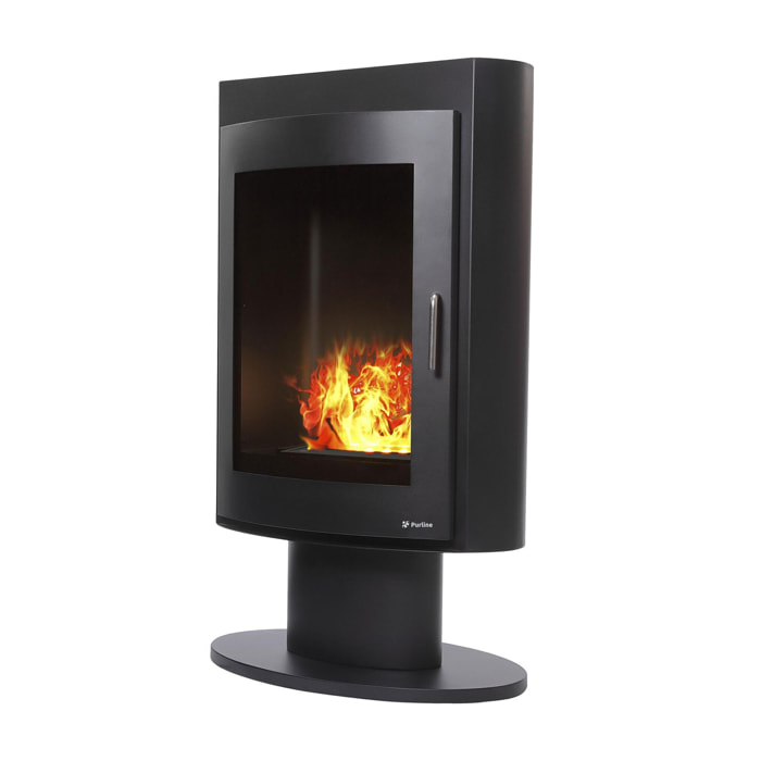 Poêle décoratif avec flamme simulée