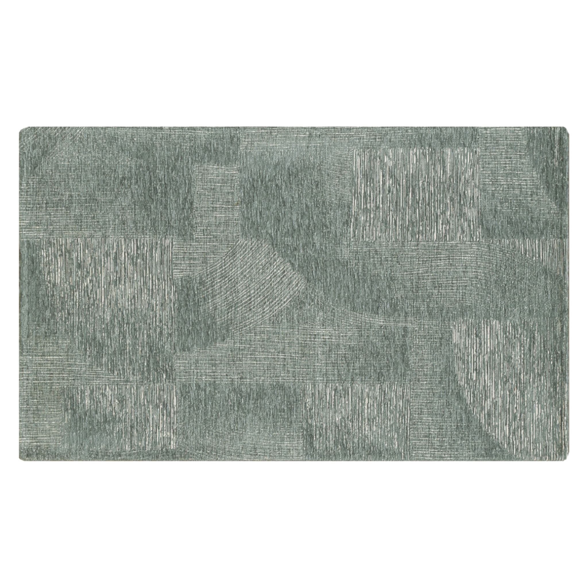 Tappeto Jacquard Ideale Salotto Camera Ingresso Made In Italy Antiscivolo, Lavabile, Morbido Disegno Graffio Grigio By Suardi