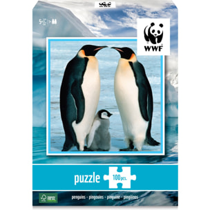 WWF PUZLE - PINGÜINOS 100 PCS
