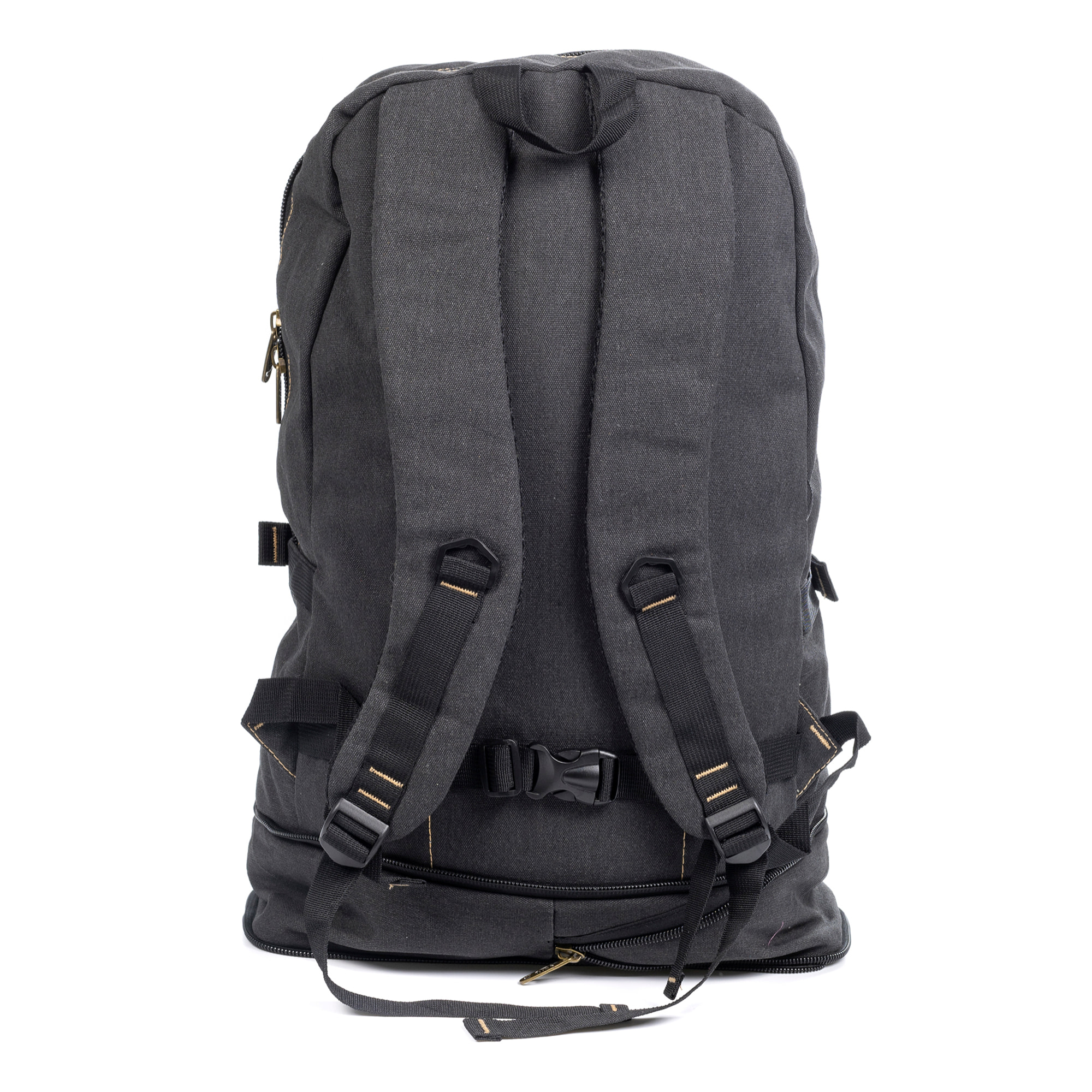 Zaino tattico in nylon cordura 56x40 cm ultra resistente estensibile multiscomparto imbottito con chiusura in vita