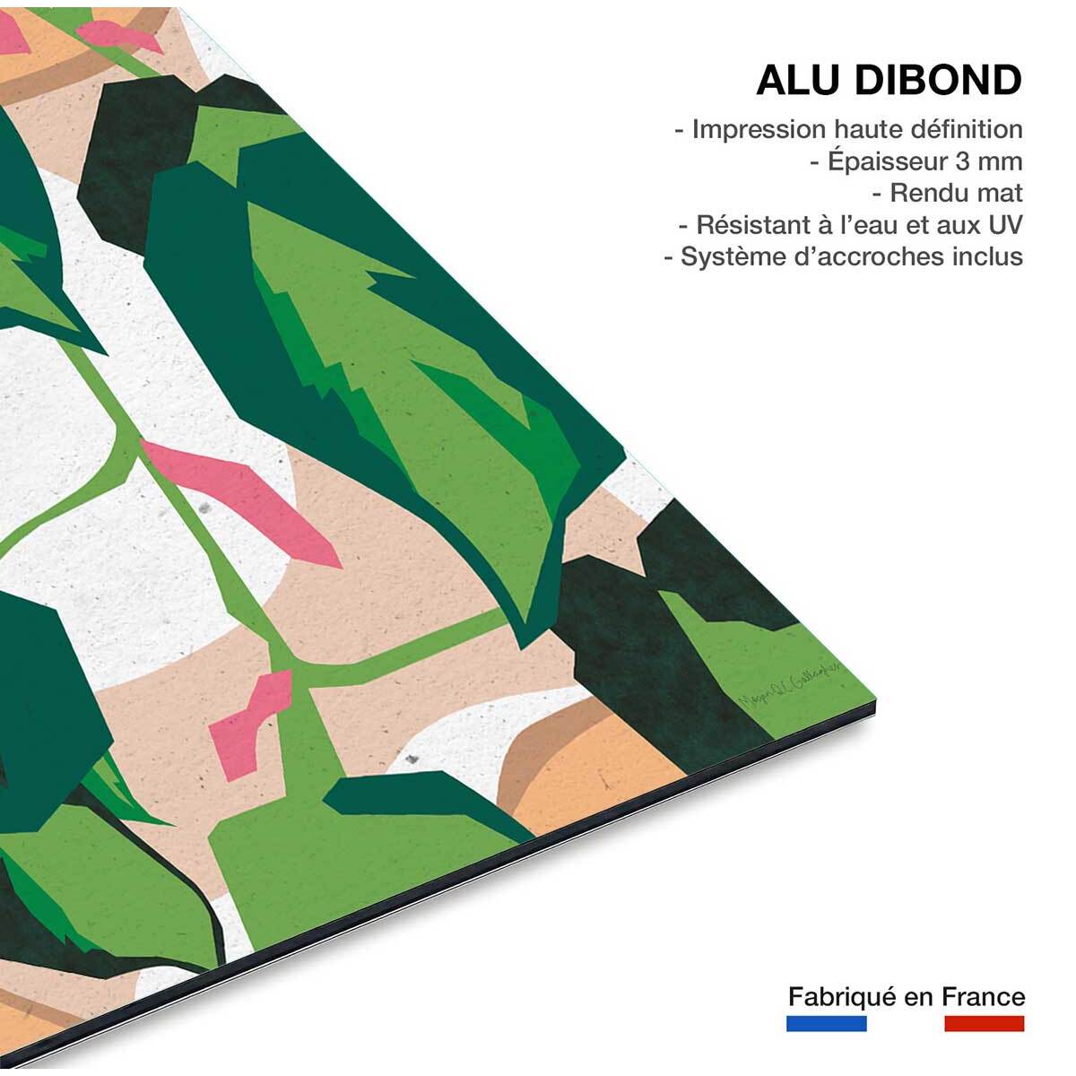 Tableau green touch Tableau alu Dibond