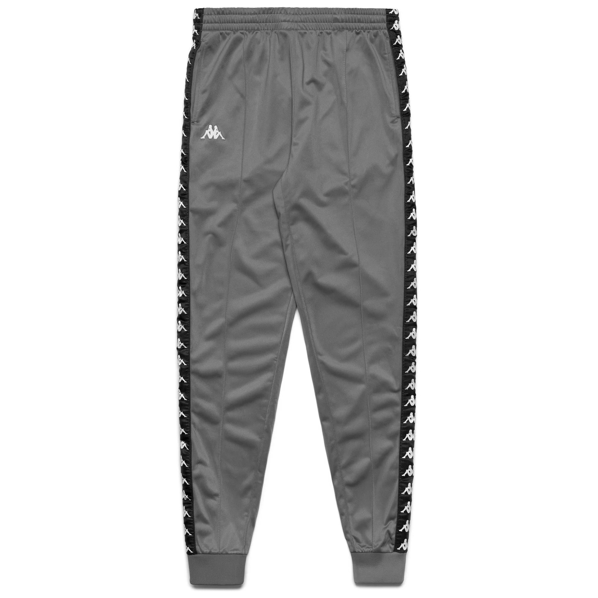 Kappa - Pantaloni Uomo Grigio - 222 Banda Rastoria Slim