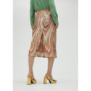 Gonna paillette stretch