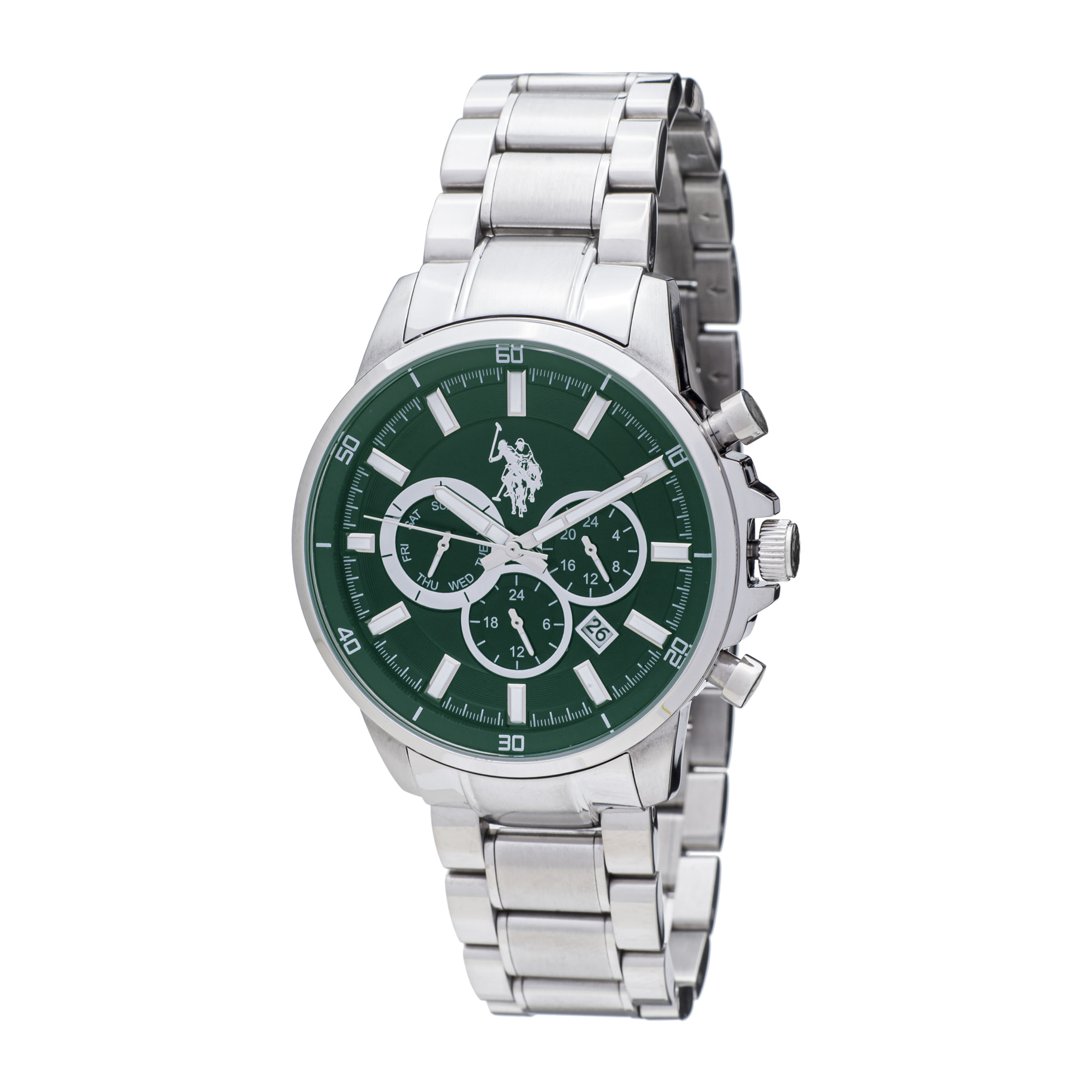 Orologio cronografo U.S. Polo Assn. in acciaio