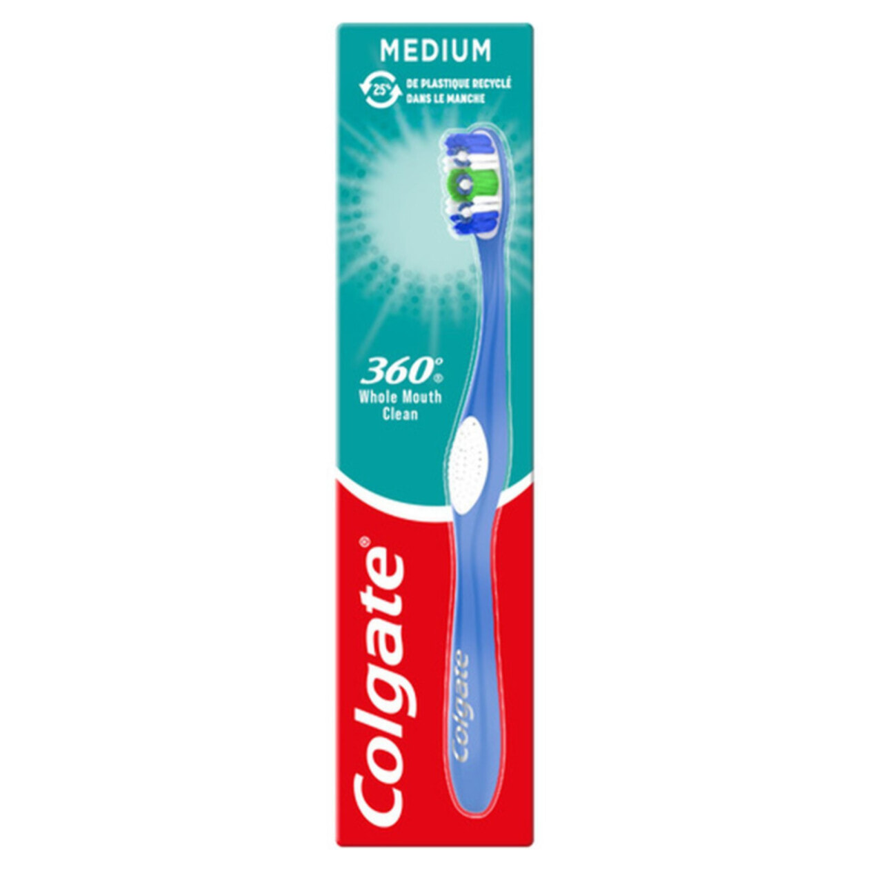 Pack de 12 - Colgate - Brosse à dents 360° Medium