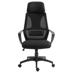 Chaise de bureau ergonomique soutien lombaire tétière réglable