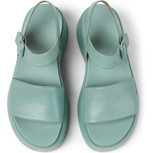Sandalias - CAMPER Tasha - Verde - Cuero liso