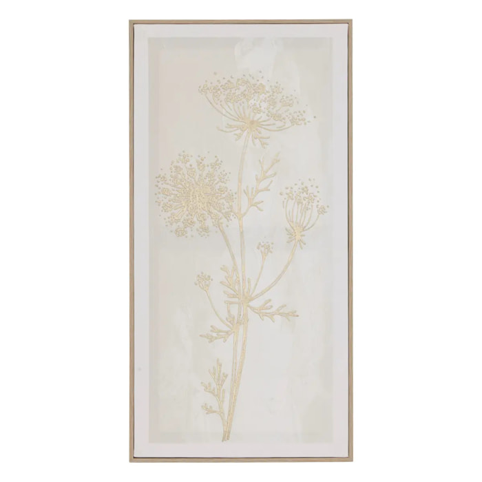 Toile 3D Beryl blanc 30x60cm