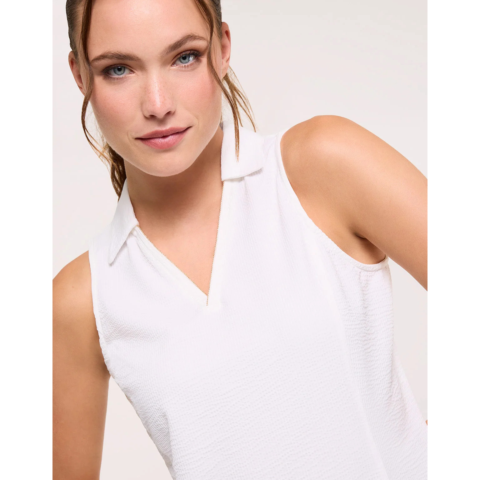 Vestido Polo Corto Blanco - Ditara
