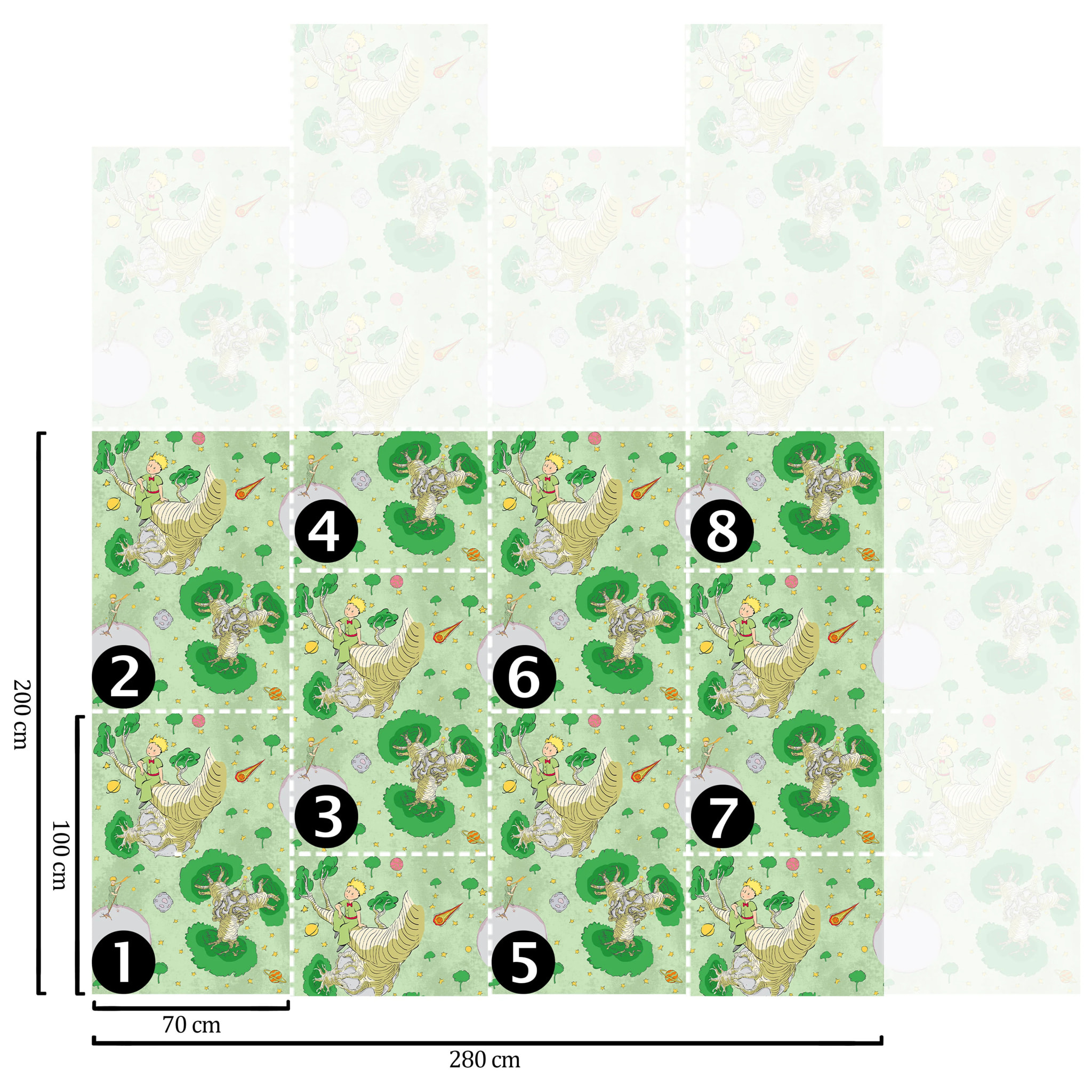 Carta da Parati Ufficiale Il Piccolo Principe Baobab
