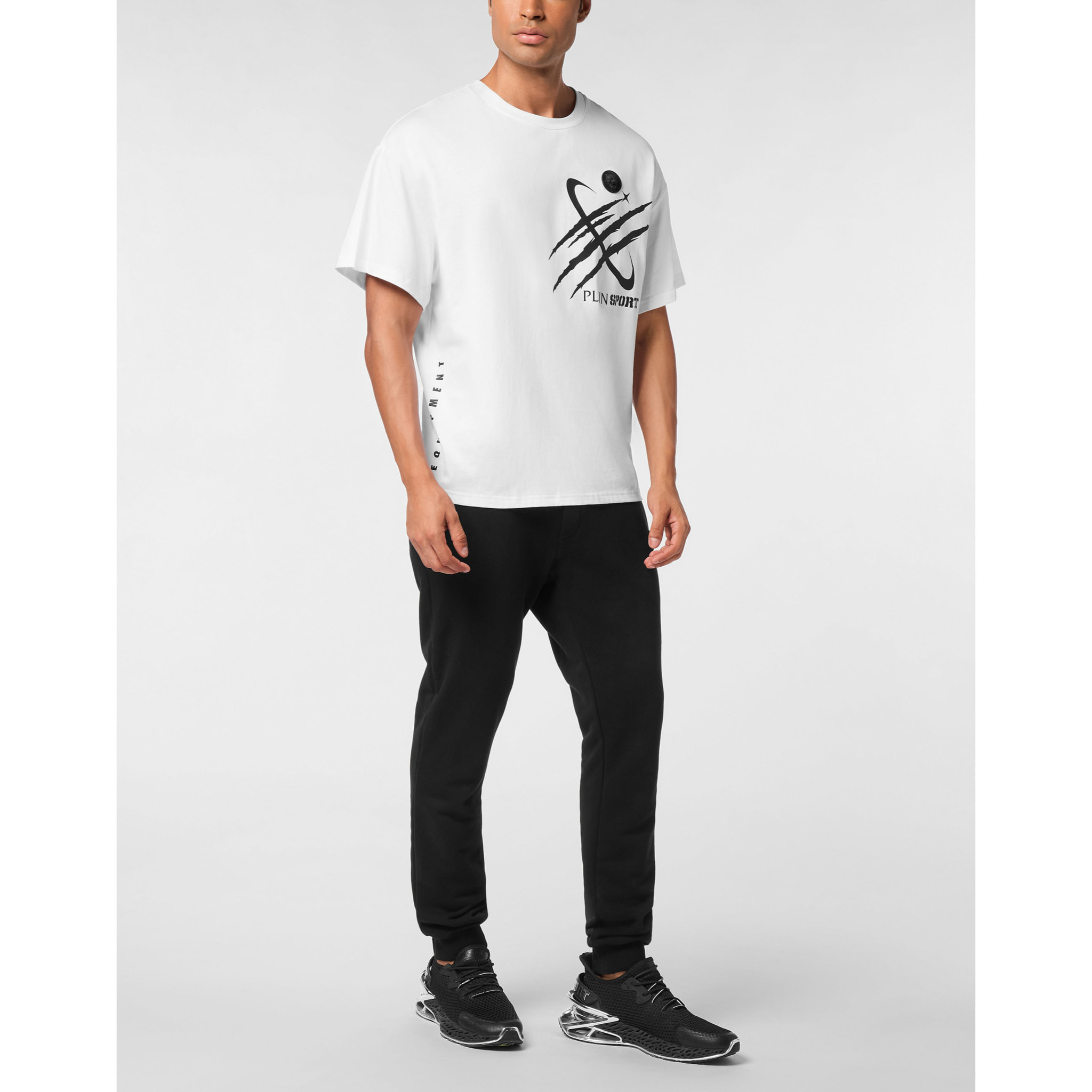 PLEIN SPORT T-Shirt Round Neck Ss SCRATCH