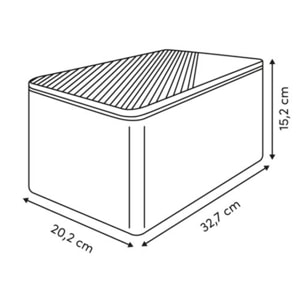 Boîte à pain 8L creme