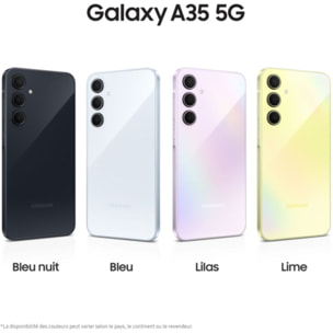 Smartphone SAMSUNG Galaxy A35 Lilas 256Go 5G