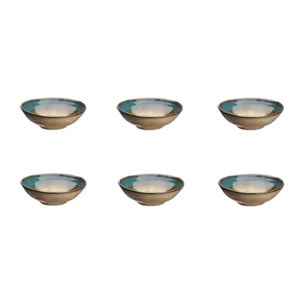 Bol ISLAND Ø15cm - 6 pièces - Terre et mer