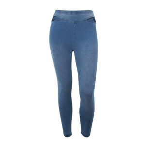 Jeggings N.O.W. 7/8 con vita alta e dettagli cut out