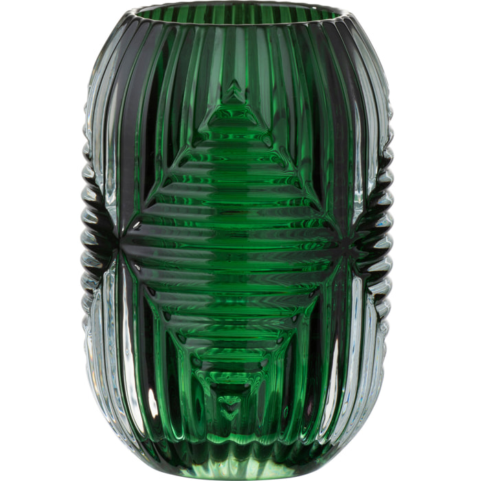 J-Line photophore Haut Lignes - verre - vert