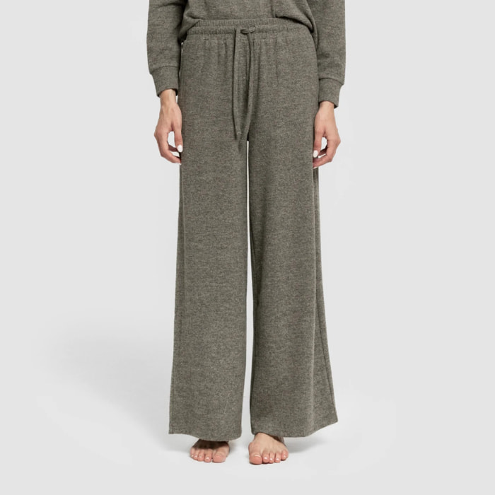 Pantaloni lunghi a gamba larga new punto extra morbido