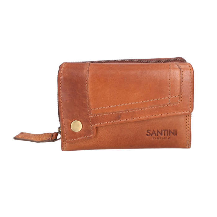 portafoglio unisex In Vera pelle Made in India 14x9x3 cm