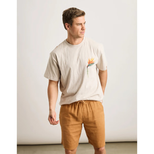 Camiseta Manga Corta Off White - Narama