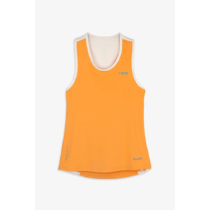 Camiseta de tirantes mujer PRO naranja
