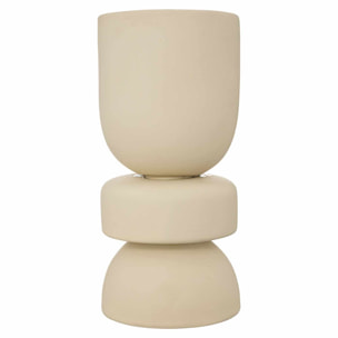 Portavelas paola beige 18cm