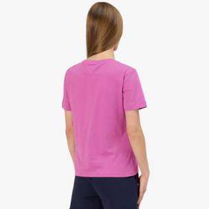 Kappa - T-Shirts & Top Donna Viola - Logo Gamino