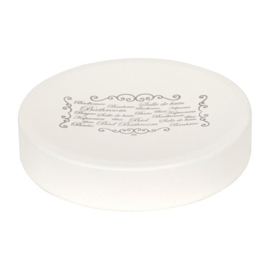 Porte Savon Acier CHARME Creme MSV