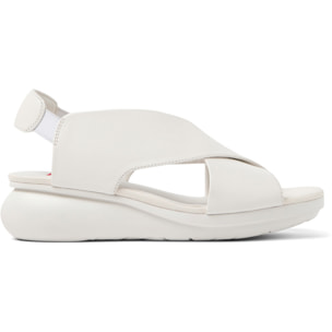 Sandalias - CAMPER Balloon - Blanco - Cuero liso