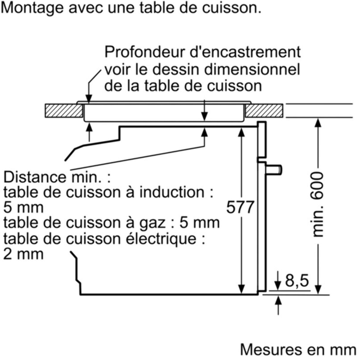 Four encastrable fonction vapeur NEFF B6AVH7AN1  N50