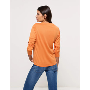 Camiseta Manga Larga Naranja - Imarama