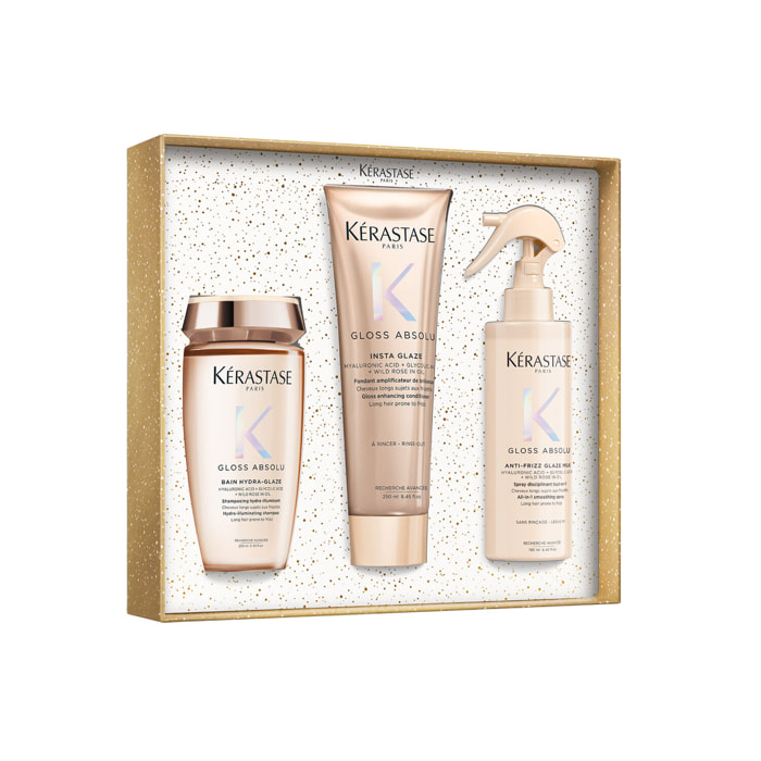 Gloss Absolu - Coffret Bain Hydra-Glaze 250 ml + 2 Produits