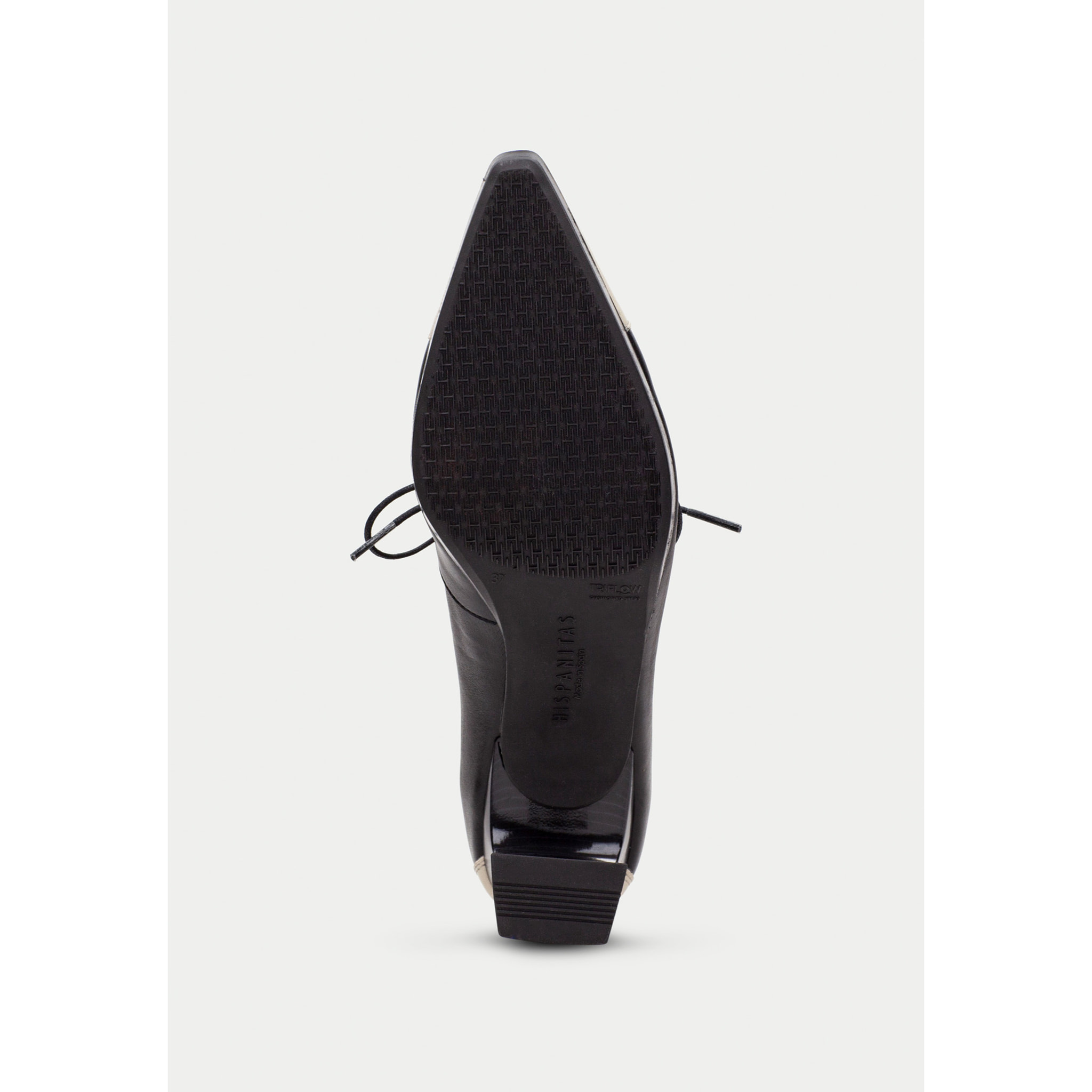 Derby Ankara Negro milk 7 cm