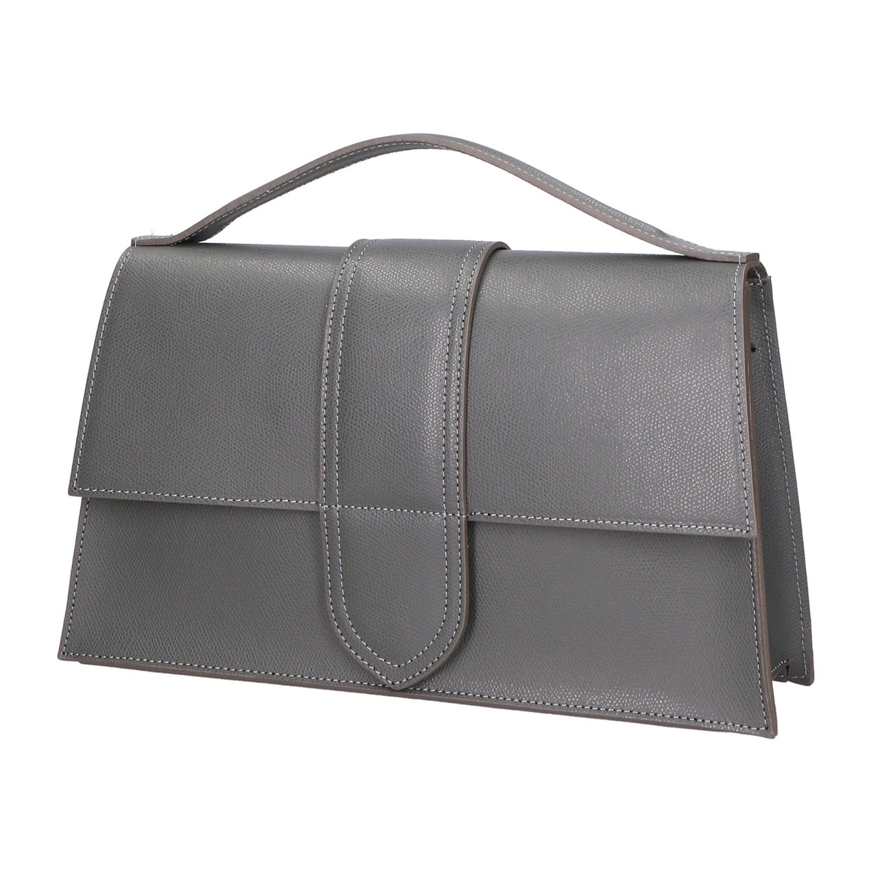 Borsa a mano da donna - Modello Lina - Vera pelle - 34.0 x 20.0 x 9.0 cm