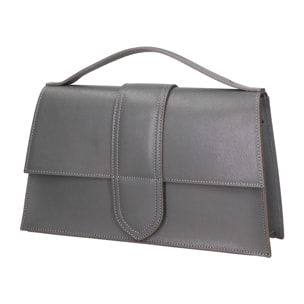 Borsa a mano da donna - Modello Lina - Vera pelle - 34.0 x 20.0 x 9.0 cm
