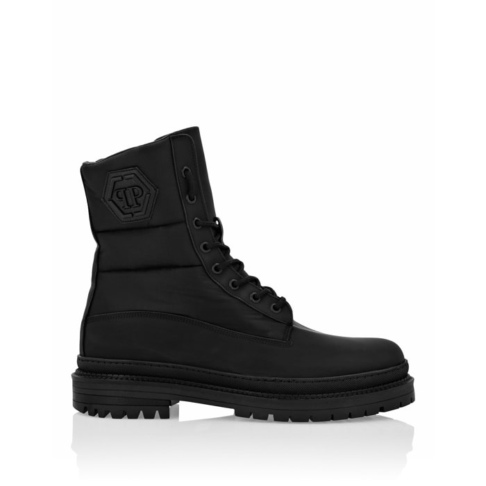 PHILIPP PLEIN Boots Mid Flat HEXAGON
