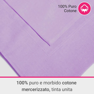 Coppia Federe 3 volani IPERSAN Puro Cotone Glicine