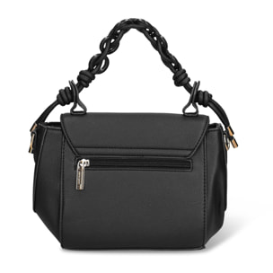 Borsa a mano da donna - Modello Celeste Chic - Pelle vegana PU - 25.0 x 15.0 x 11.0 cm