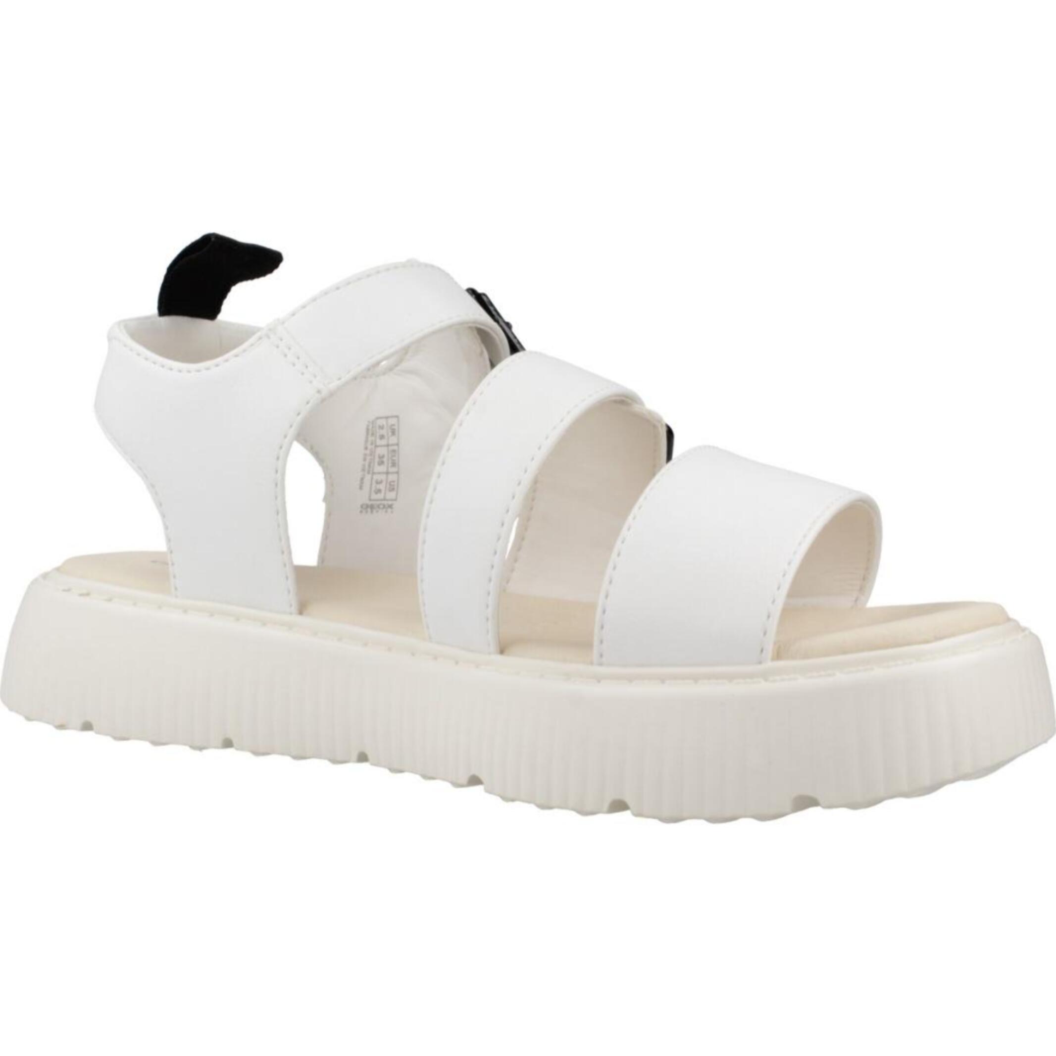 Sandalias Niña de la marca GEOX  modelo J SANDAL KODETTE GIR BLANCO