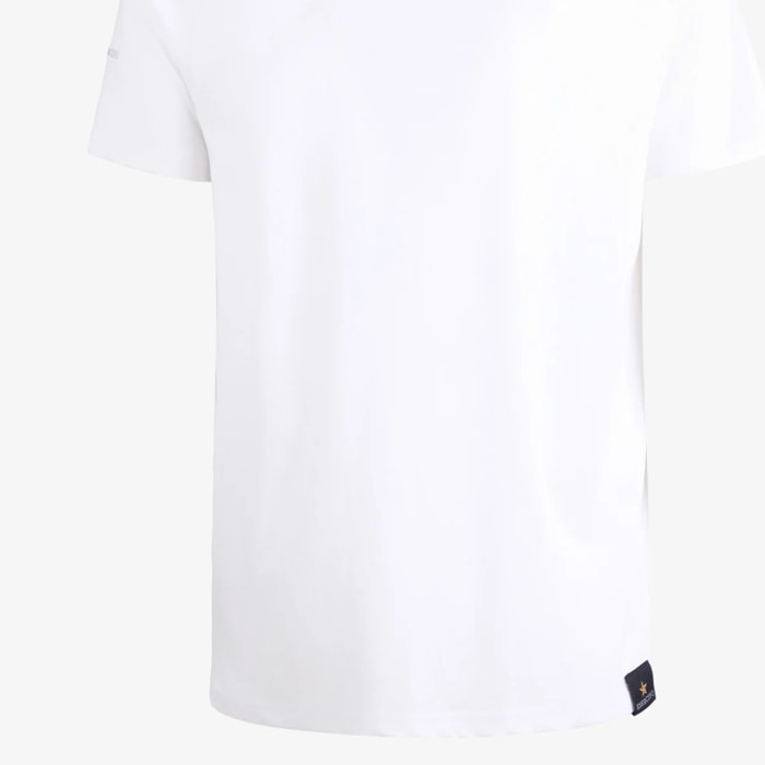T-shirt Esercito bianca in cotone uomo