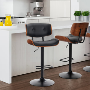 Tomasucci Tabouret noir d'Uppsala