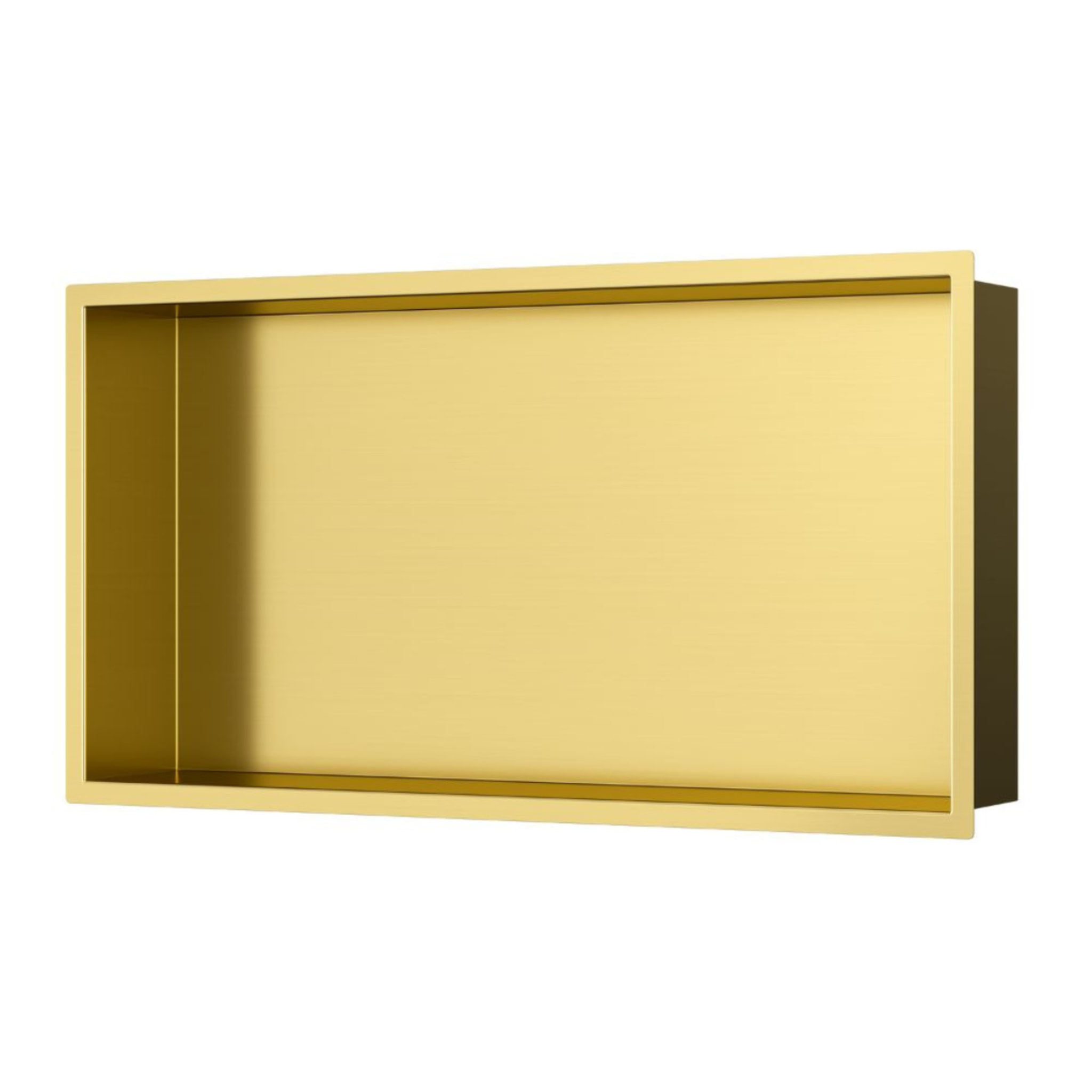 Niche de Douche à encastrer, Acier Inoxydable 304, 60x30x10cm, Or brossé PVD