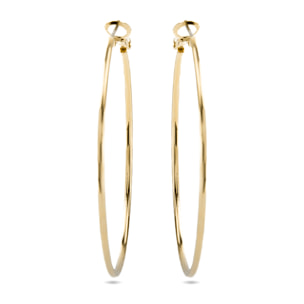 Pendientes de 50mm de diámetro acabado oro amarillo de 18k