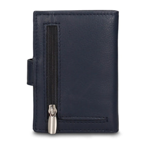 Portafoglio uomo in vera pelle - Modello Bastian Pro - Casual - 6.5 x 10.5 x 2.0 cm