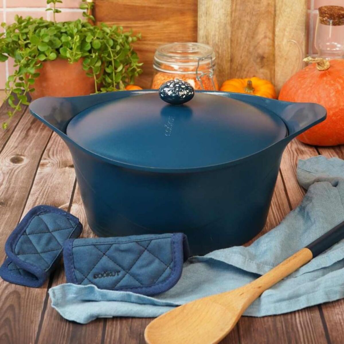 Cocotte COOKUT Coffret l'incroyable 24cm - Myrtille