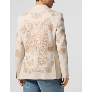 PHILIPP PLEIN Gigolo Fit Blazer All-Over Tattoo