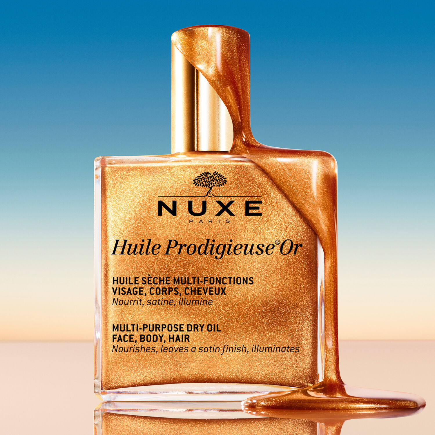 Huile Prodigieuse® Or  - Huile sèche multi-fonctions visage, corps, cheveux - Toutes peaux