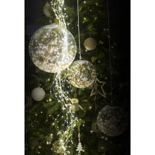 Ghirl.cap.d'angelo con 720 led 3,2 mt est - Pezzi 1 - ARGENTO - Bianchi Dino SpA